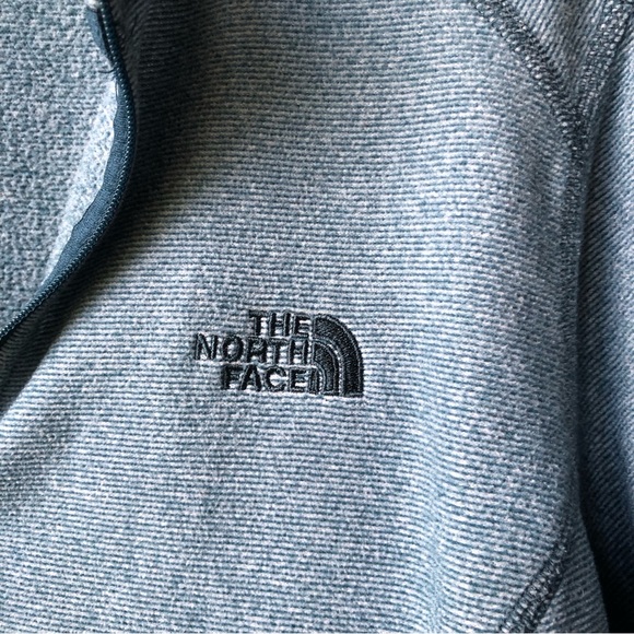 Women’s Teal The North Face 1/4 Zip Fleece Size Large - Picture 4 of 11